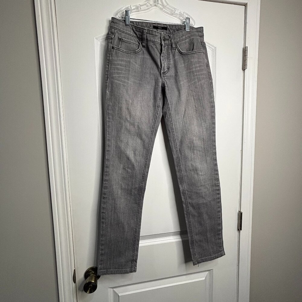 Hugo Boss Gray Slim Leg Jeans Size 4 - Please see measurements